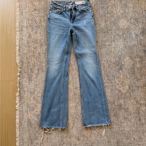 rag & bone Peyton Mid-Rise Bootcut Jeans in Sunfade - Size 25